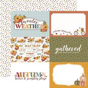 Journaling 6x4 Cards Paper - Sweater Weather - Echo Park