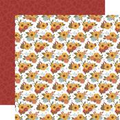 Sunflower Floral Paper - Sweater Weather - Echo Park - PRE ORDER