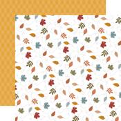Welcome Fall Leaves Paper - Sweater Weather - Echo Park