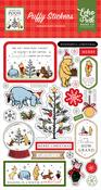 Winnie The Pooh Christmas Puffy Stickers - Echo Park