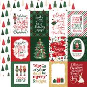 Journaling 3x4 Cards Paper - Nutcracker Christmas - Echo Park