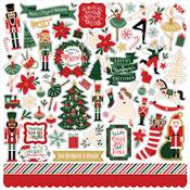 Nutcracker Christmas Element Sticker - Echo Park - PRE ORDER