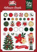 Nutcracker Christmas Adhesive Brads - Echo Park - PRE ORDER