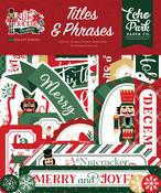 Nutcracker Christmas Titles & Phrases - Echo Park - PRE ORDER