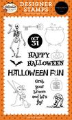 Grab Your Broom Stamp Set - Halloween Fun - Carta Bella - PRE ORDER