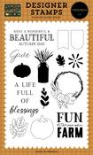 A Life Full Of Blessings Stamp Set - Harvest - Carta Bella - PRE ORDER