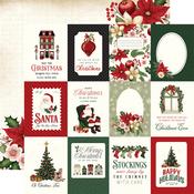 Journaling 3x4 Cards Paper - A Vintage Christmas - Carta Bella - PRE ORDER