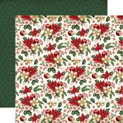 Holiday Floral Paper - A Vintage Christmas - Carta Bella - PRE ORDER