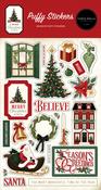 A Vintage Christmas Puffy Stickers - Carta Bella - PRE ORDER