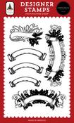 Vintage Labels Stamp Set - A Vintage Christmas - Carta Bella - PRE ORDER
