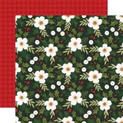 Festive Floral Paper - Christmas Joy - Echo Park - PRE ORDER
