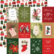 Journaling 3x4 Cards Paper - Christmas Joy - Echo Park - PRE ORDER