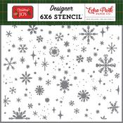 Let It Snow Snowflakes Stencil - Christmas Joy - Echo Park - PRE ORDER