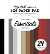Neutral Essentials 6x6 Paper Pad - Echo Park - PRE ORDER