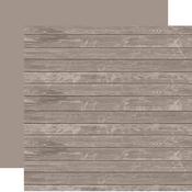 Gray Wood Grain Paper - Echo Park - PRE ORDER