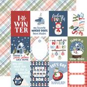 3x4 Journaling Cards Paper - Chilling With My Snowmies - Echo Park - PRE ORDER