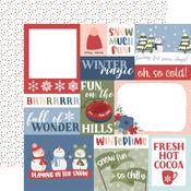 Multi Journaling Cards Paper - Chilling With My Snowmies - Echo Park - PRE ORDER
