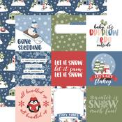 4x4 Journaling Cards Paper - Chilling With My Snowmies - Echo Park - PRE ORDER