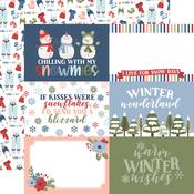 6x4 Journaling Cards Paper - Chilling With My Snowmies - Echo Park - PRE ORDER