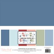 Chilling With My Snowmies 12x12 Solids Kit - Echo Park - PRE ORDER