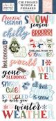 Chilling With My Snowmies 6x13 Chipboard Word & Phrases - Echo Park - PRE ORDER