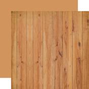 Warm Wood Grain 12x12 Patterned Paper - Echo Park - PRE ORDER