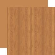 Brown Wood Grain  12x12 Patterned Paper - Echo Park - PRE ORDER
