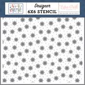 Snowy Winter Days Stencil - Chilling With My Snowmies - Echo Park - PRE ORDER