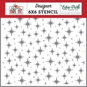 Cozy Nights And Twinkling Lights Stencil - Echo Park - PRE ORDER