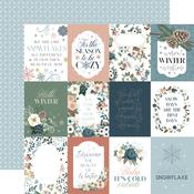 Journaling 3x4 Cards Paper - Winter Wonderland - Carta Bella - PRE ORDER