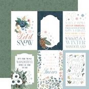 Journaling 4x6 Cards Paper - Winter Wonderland - Carta Bella - PRE ORDER
