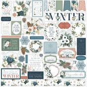 Winter Wonderland Element Sticker - Carta Bella - PRE ORDER
