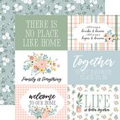 Journaling 6x4 Cards Paper - Our Happy Place - Echo Park - PRE ORDER