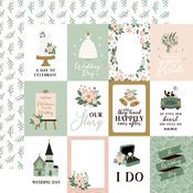 3x4 Journaling Cards Paper - Marry Me - Echo Park - PRE ORDER