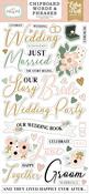 Marry Me 6x13 Chipboard Word & Phrases - Echo Park - PRE ORDER