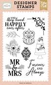 Wedding Damasks Stamp Set - Marry Me - Echo Park - PRE ORDER