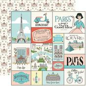 Paris Journaling Cards Paper - Paris - Carta Bella - PRE ORDER