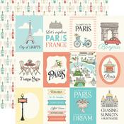 Journaling 3x4 Cards Paper - Paris - Carta Bella - PRE ORDER