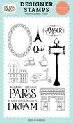 Walking Through Paris Stamp Set - Paris - Carta Bella - PRE ORDER