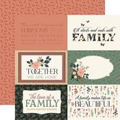 6x4 Journaling Cards Paper - Family - Echo Park - PRE ORDER
