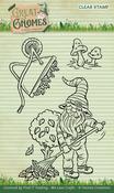 Gardening Gnome, Great Gnomes - Find It Trading Yvonne Creations Clear Stamps
