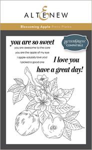 Blossoming Apple Press Plates - Altenew