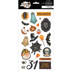 Creepin' It Real Chipboard Stickers - Photoplay