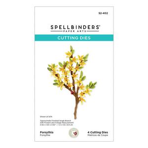 Forsythia Etched Dies - Spellbinders
