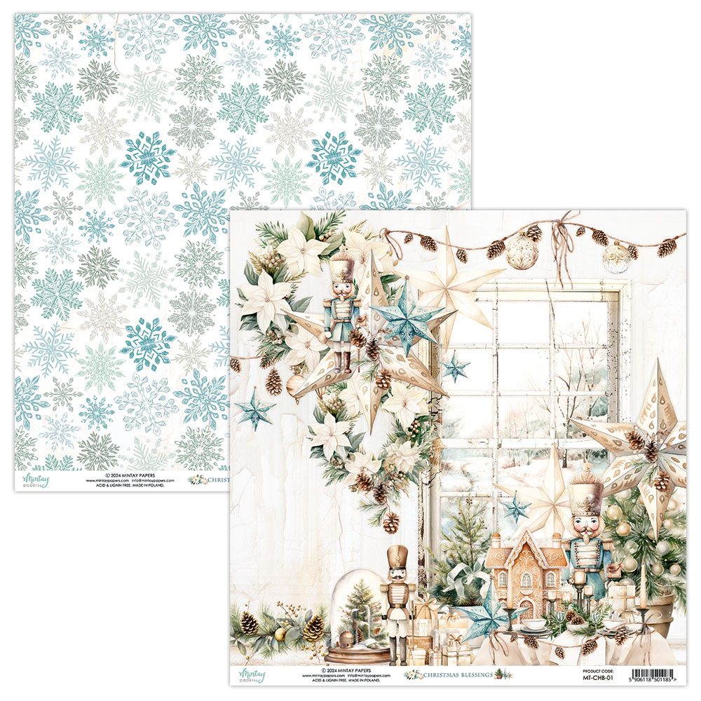 Paper Crafts > Mintay Papers > Christmas Blessings 6x8 Chipboard Album ...