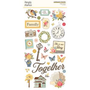 Front Porch Chipboard - Simple Stories