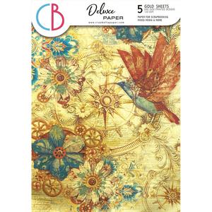 Esprit De Voyage A4 Deluxe Gold Paper Pack - Ciao Bella