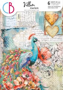 Majestic Dream A4 Vellum Patterns Paper Pack - Ciao Bella