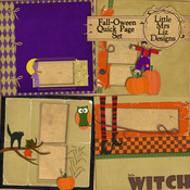 Fall-Oween Quick Page Set