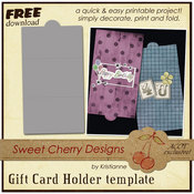 Gift Card Holder Template